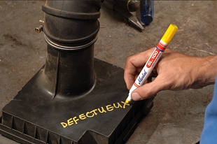 Маркер универсальный перманентный Markal SL.100, красный, 31240320