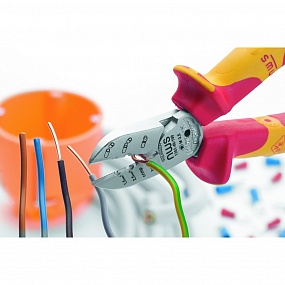 Бокорезы электрика+ NWS VDE, 190 мм