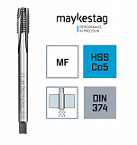 Метчик машинный MAYKESTAG HSS Co5 MF14x1.0 DIN 374, B, прямой., 0515402700100