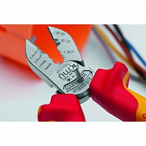 Бокорезы электрика+ NWS VDE, 190 мм