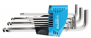 Набор угловых шестигранных ключей Witte 1,5-10,0 мм, 9 предметов