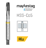 Метчик машинный  MAYKESTAG HSS Co5 Alu M12 DIN 376, B,прямой., 0474401200100
