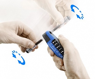 Набор бит Diamond 1/4'' 25 ММ с встроенной трещеткой