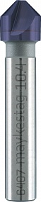 Зенкер твёрдосплавной MAYKESTAG (VHM)  90°, d 12.40 DIN 335, ALUNIT,, 0640701240100