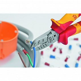 Бокорезы электрика+ NWS VDE, 190 мм