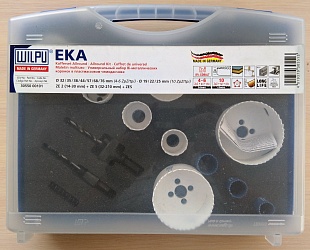 Набор биметаллических коронок (универсальный) EKA 3 Wilpu
