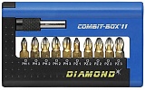 Набор бит Diamond 1/4'' 25 мм с держателем 11 пр., блистер, 28462