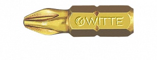 Бита Witte Extra-hard PZ2, 1/4"x25 мм, 27246