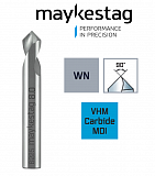 Твердосплавное центровочное сверло  MAYKESTAG (VHM) 90°, d 6.00, 0622500600100