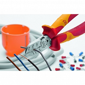 Бокорезы электрика+ NWS VDE, 190 мм