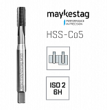 Метчик машинный MAYKESTAG HSS Co5 M3.5 DIN 371, C, прямой., 0479000350100