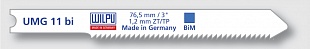 Пилка для лобзика Wilpu UMG 11 bi (5 шт.)