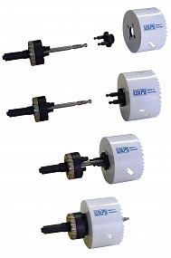 Набор биметаллических коронок (для электрика) EKE Wilpu