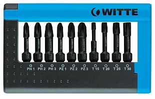 Набор бит Impact 1/4'' 38 мм 10 пр., 28477