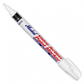 Маркер перманентный Markal Valve Action, белый, 96820