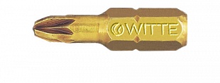 Бита Witte Extra-hard PZ2 с усеченным наконечником, 1/4"x25 мм, 27248