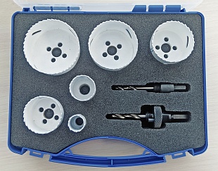 Набор биметаллических коронок (для электрика) EKE Wilpu