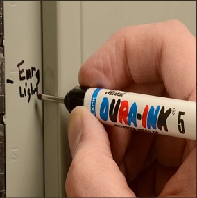 Маркер перманентный фетровый Markal Dura-Ink 5, черный, 96520