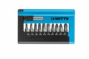 Набор бит PRO TORX/PZ 1/4'' 25 мм с держателем 11 пр., блистер, 28468