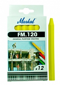 Универсальный строительный мелок Markal FM.120, желтый, 44010200