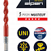Универсальное сверла Alpen Profi Multicuts (hex), L=100, Ø 4.0, ProfiMulticuts-0027200400100