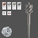 Проломной бур (буровая фреза) KEIL SDS-MAX  d 80x480x580