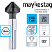 Зенкер MAYKESTAG HSSCo5%, 90°, Ø 6.0 DIN 335, Форма C, 3-гранный хв., Z=3 (102°-138°), 0238000600100