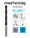 Твердосплавное сверло  MAYKESTAG (VHM) DIn 338, d 1.1 ALUNIT, 0615700110100