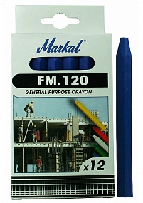 Универсальный строительный мелок Markal FM.120, синий, 44010400